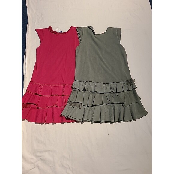 vintage Bundle Of 2 NAARTJIE Cotton Cap-Sleeve Skirt Dress boho 2  Lrg NWT 2 PCS - Picture 12 of 13